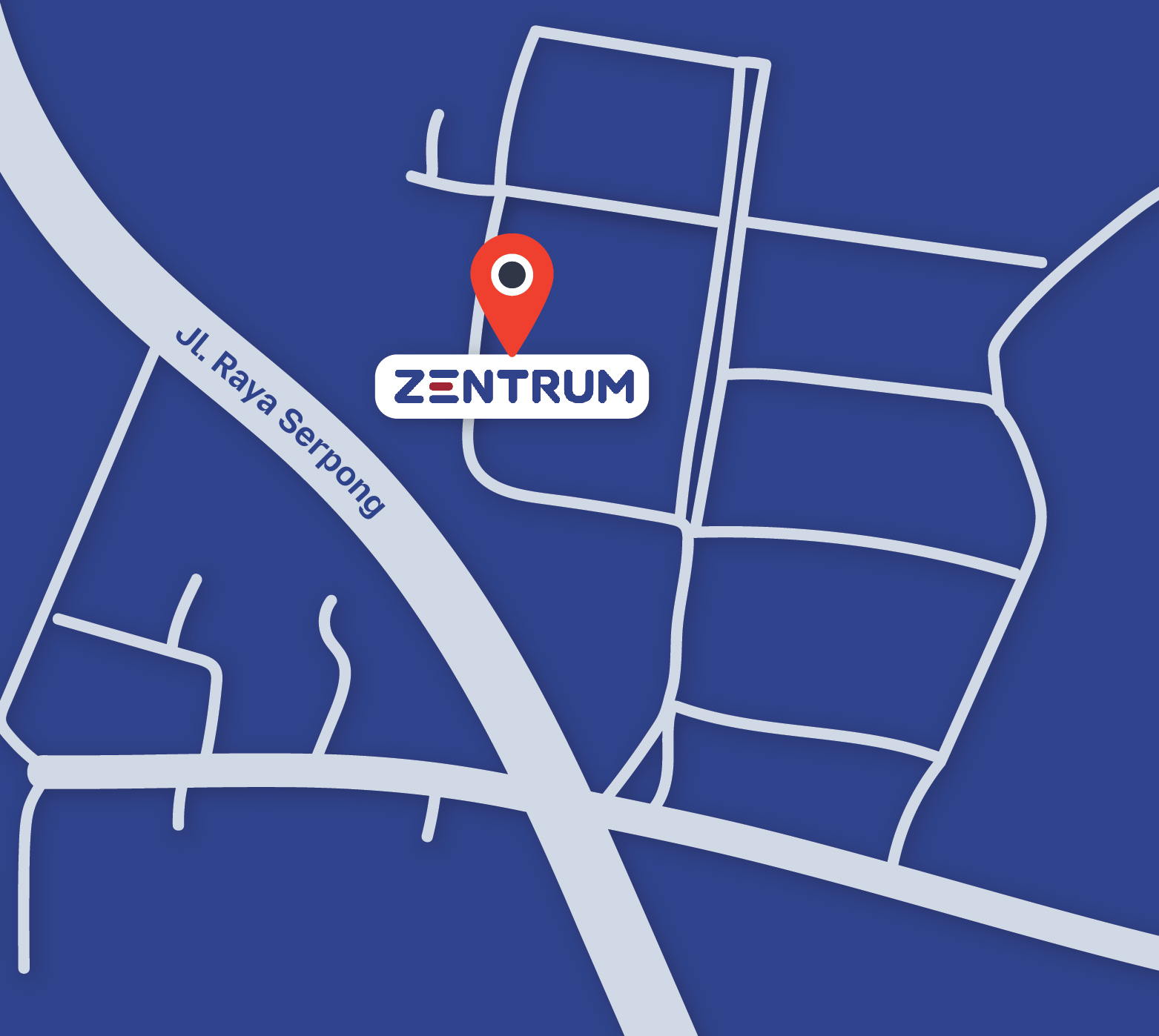 Map to Zentrum Main Office